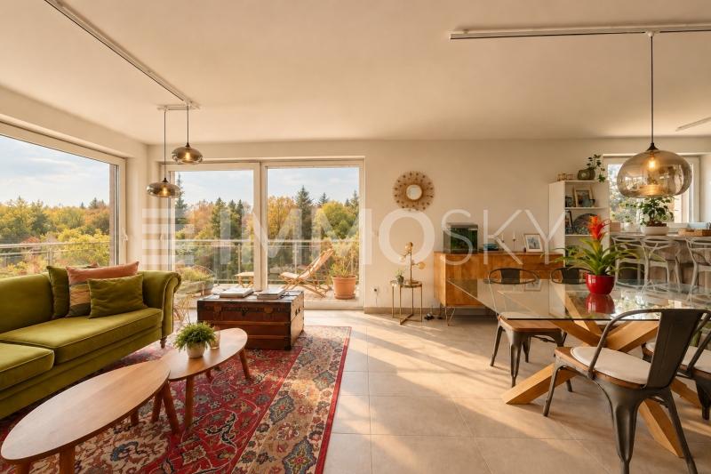 Séjour et espace dinatoire convivial - 4.5 pièces Appartement a Lausanne