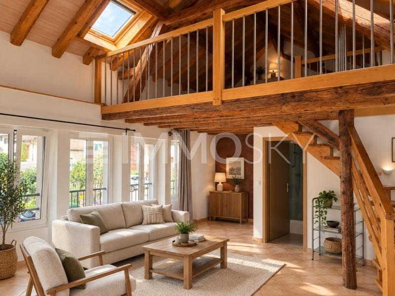 Bureau avec entrée indépendante - 5.5 rooms Farmhouse in Valeyres sous Ursins