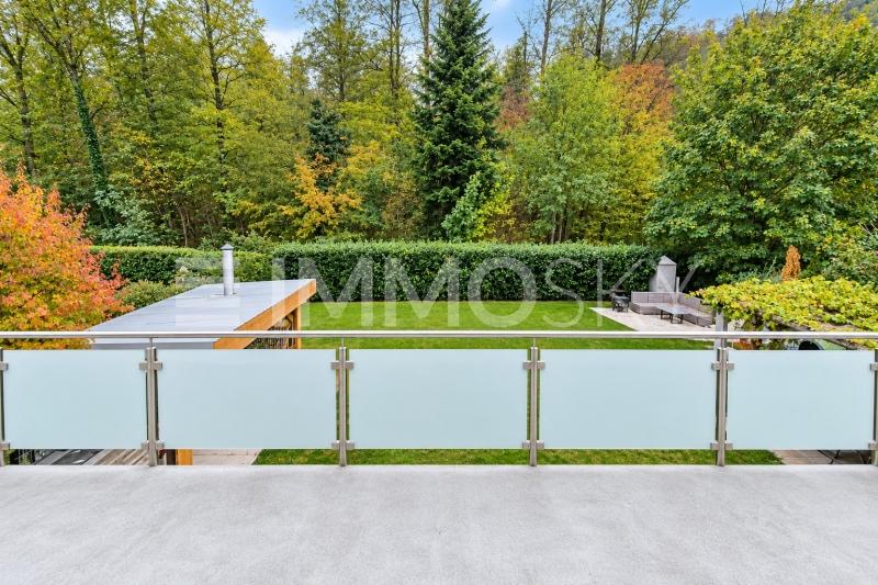 Moderner Gartenblick vom Balkon - 4 stanze Appartamento a Mülligen
