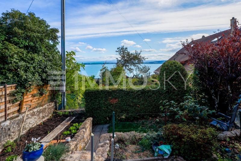 Vue depuis le jardin - 4.5 stanze Appartamento a St Aubin Sauges