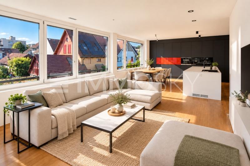 Visualisierung - Lichtdurchflutete Wohlfühloase - 4.5 Zimmer Etagenwohnung in Reinach BL