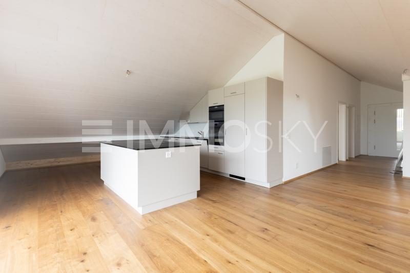 Heller Ess- und Wohnbereich - 3.5 Zimmer Etagenwohnung in Agriswil
