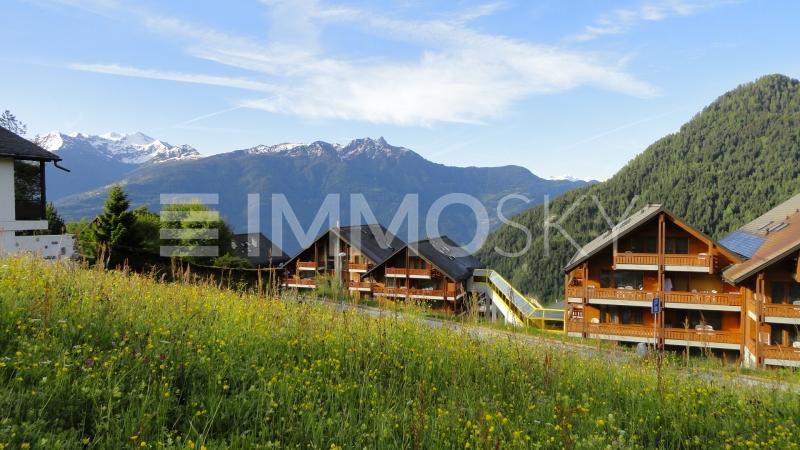 Vue sud ouest - Terrain à Ovronnaz