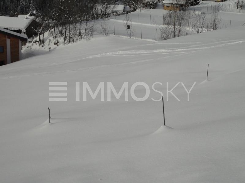 Vue ouest - Terrain à Ovronnaz