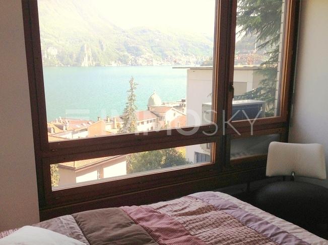 Camera da letto - 2.5 Zimmer Etagenwohnung in Lugano